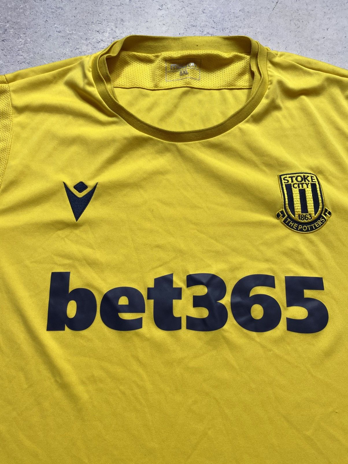 Macron Official third Stoke City 23/24 Macron Soccer Jersey Size US XXL / EU 58 / 5 - 6 Thumbnail
