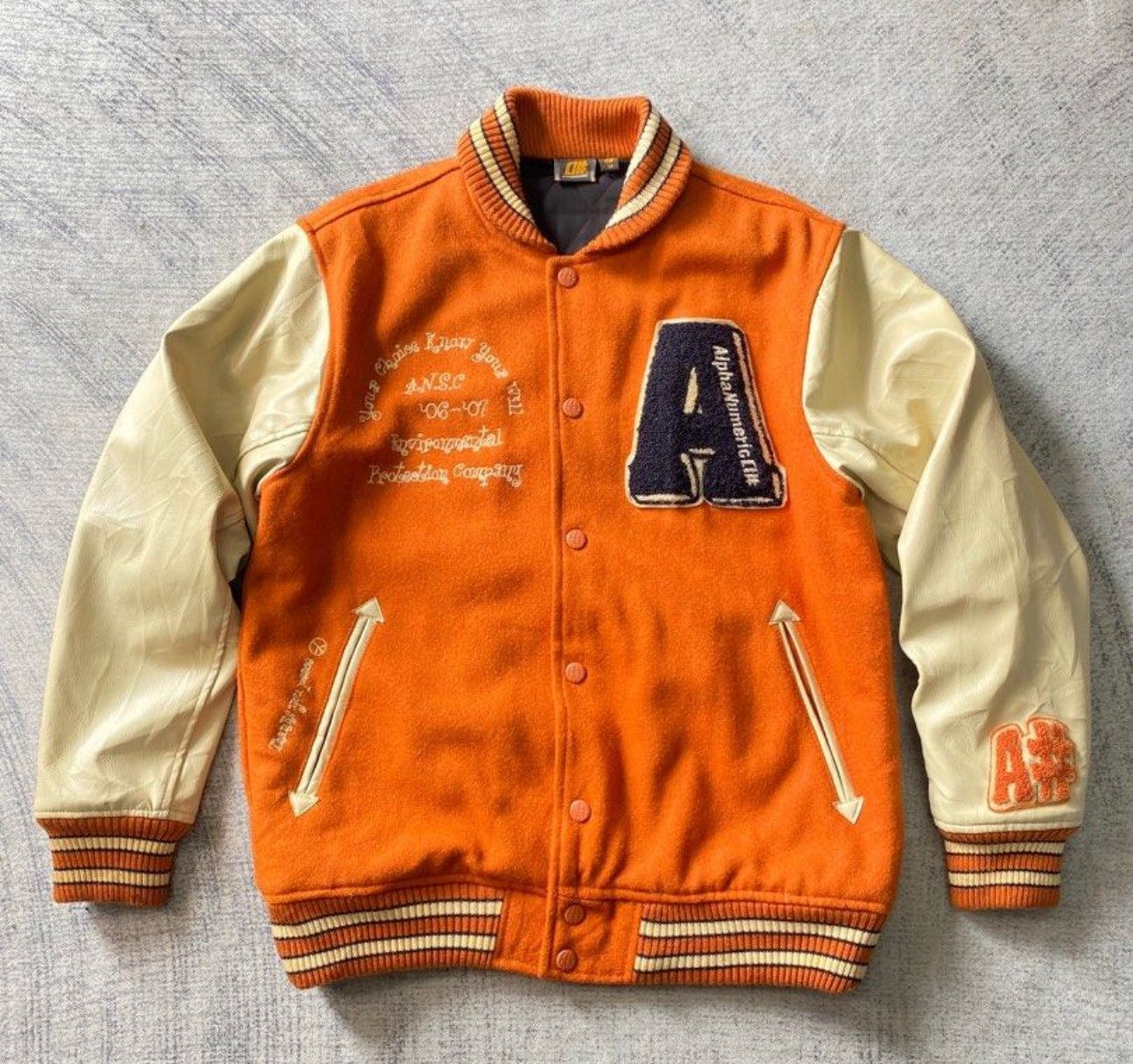 Alphanumeric × Vintage Alphanumeric Varsity Jacket Size US M / EU 48-50 / 2 - 1 Thumbnail