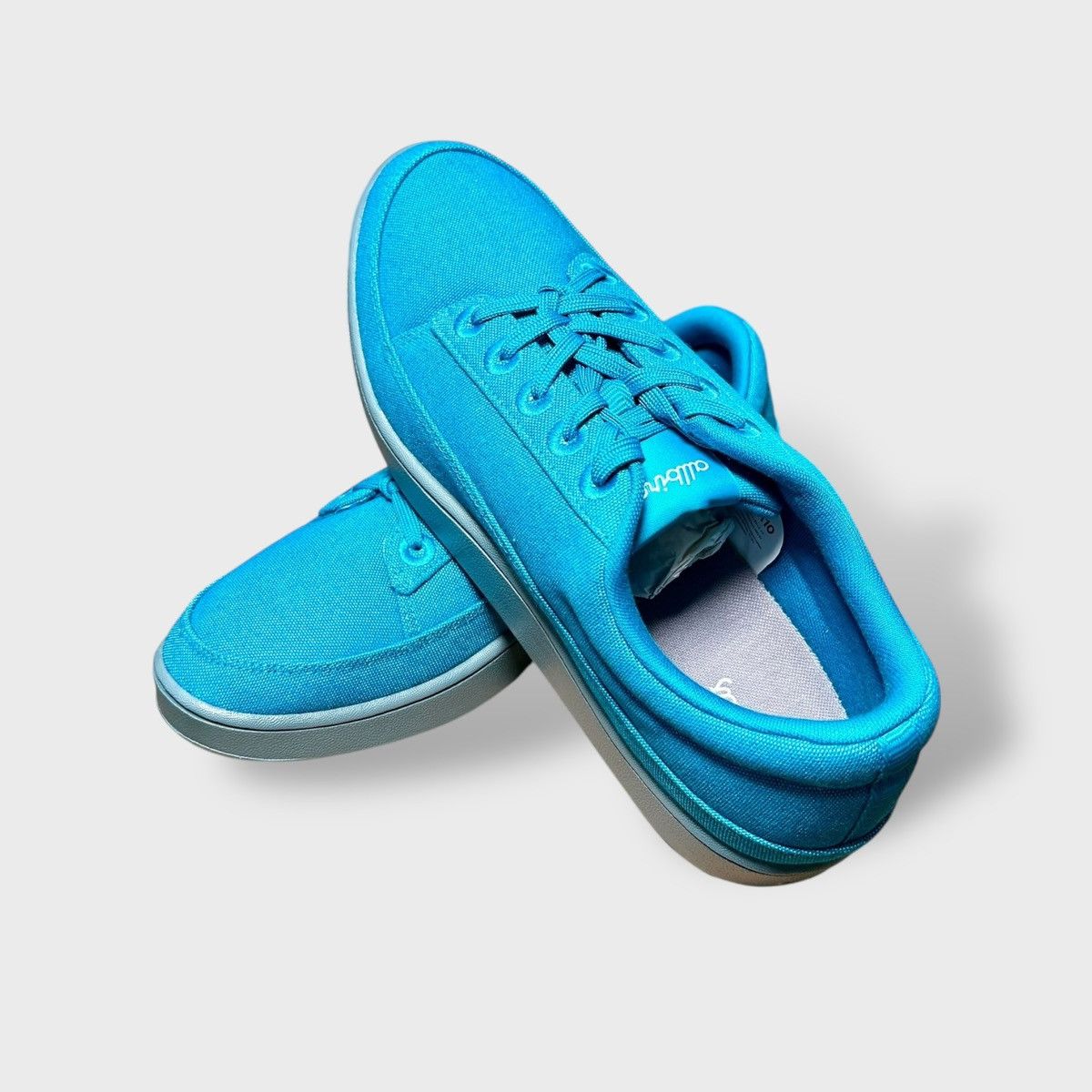 Allbirds Allbirds Men’s Canvas Pacer Teal Blue Grey Sneakers Sz 10 Size US 10 / EU 43 - 11 Thumbnail