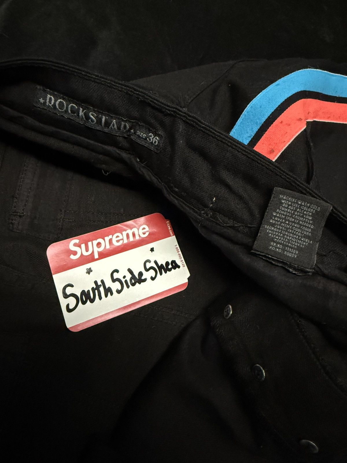 Other Rockstar Original Striped Jeans Size US 36 / EU 52 - 3 Thumbnail