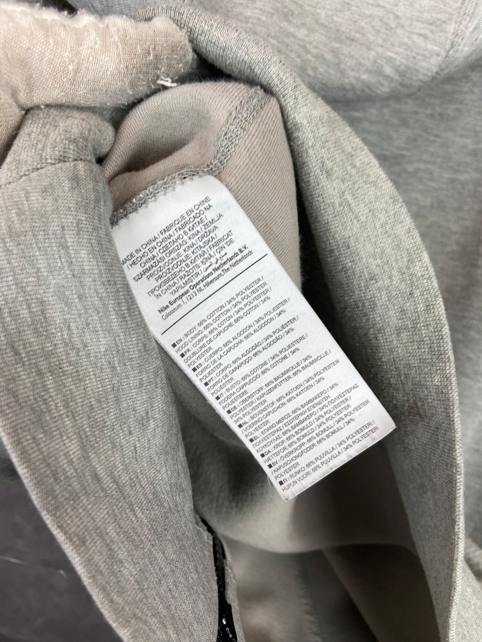 Nike Zip Hoodie Nike Tech Fleece grey minimalist streetwear M Size US M / EU 48-50 / 2 - 6 Thumbnail