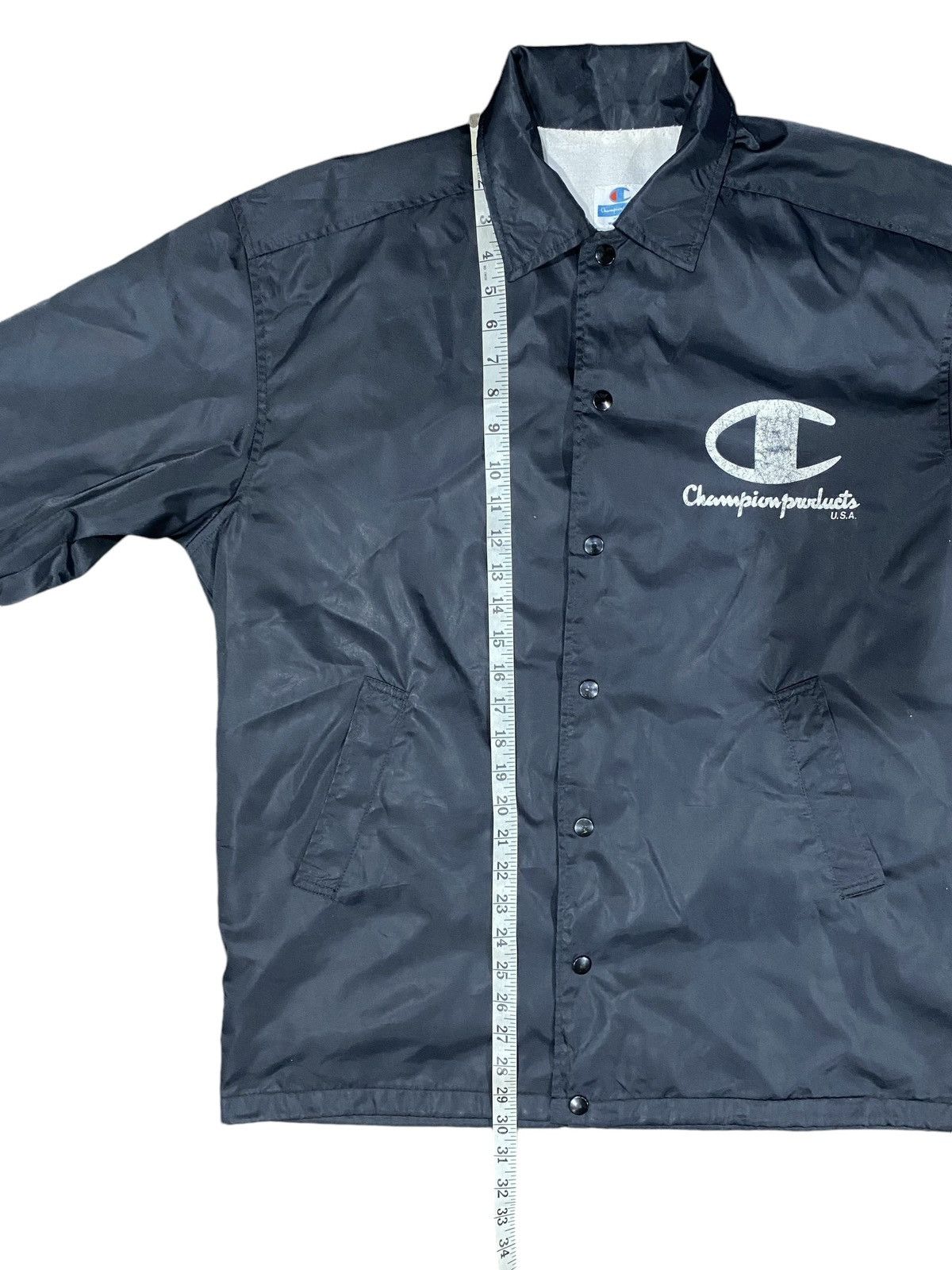 Champion × Champs Sport × Vintage CHAMPION Nylon Button Jacket Size US L / EU 52-54 / 3 - 17 Thumbnail