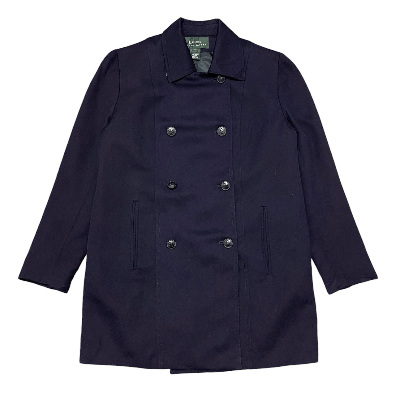 Lauren Ralph Lauren Vintage Lauren Ralph Lauren Wool Double Breasted Coat Size US S / EU 44-46 / 1 - 1 Thumbnail