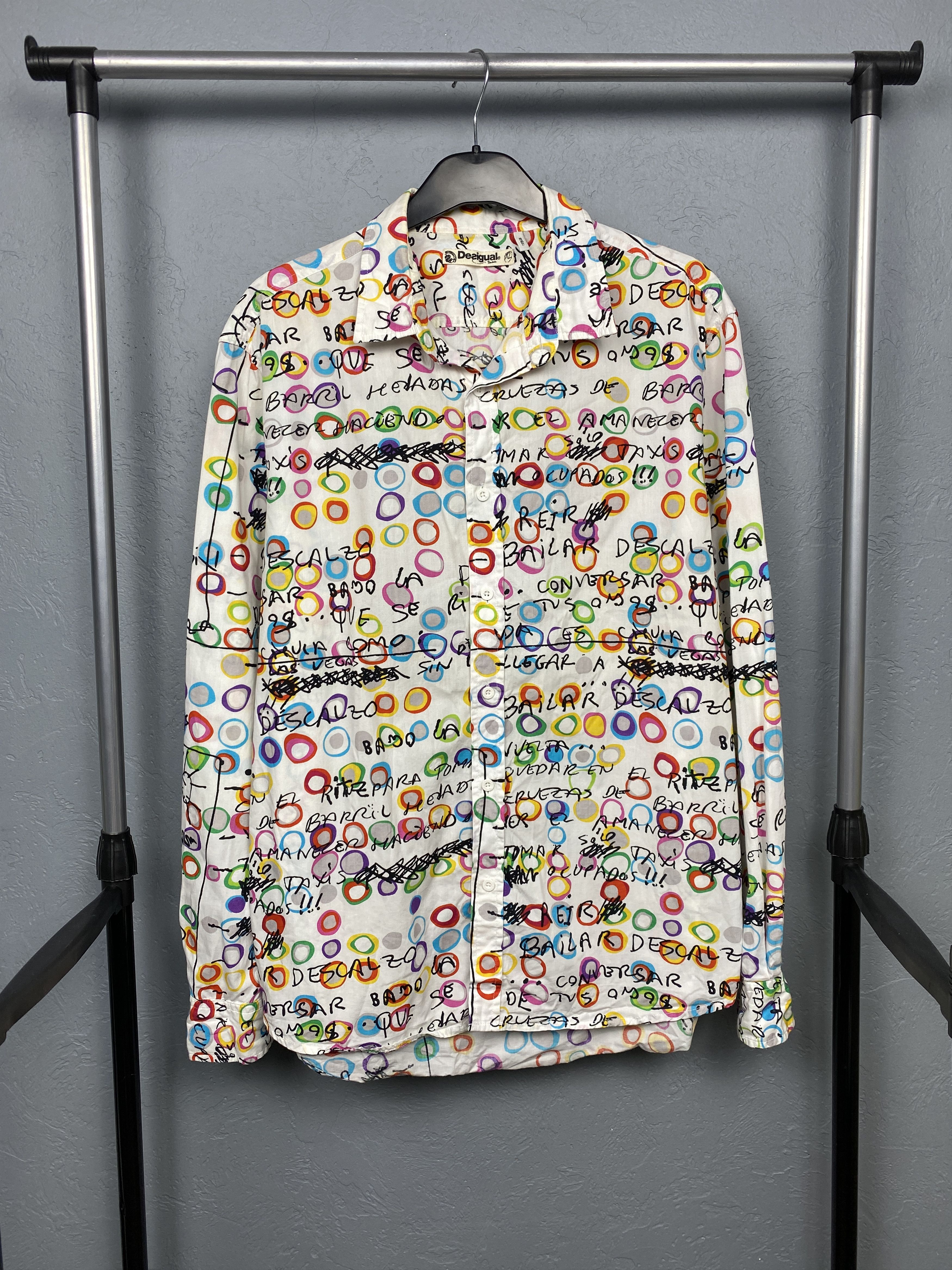 Desigual Desigual Vintage Mens Long Sleeve Shirt Size US XL / EU 56 / 4 - 1 Thumbnail