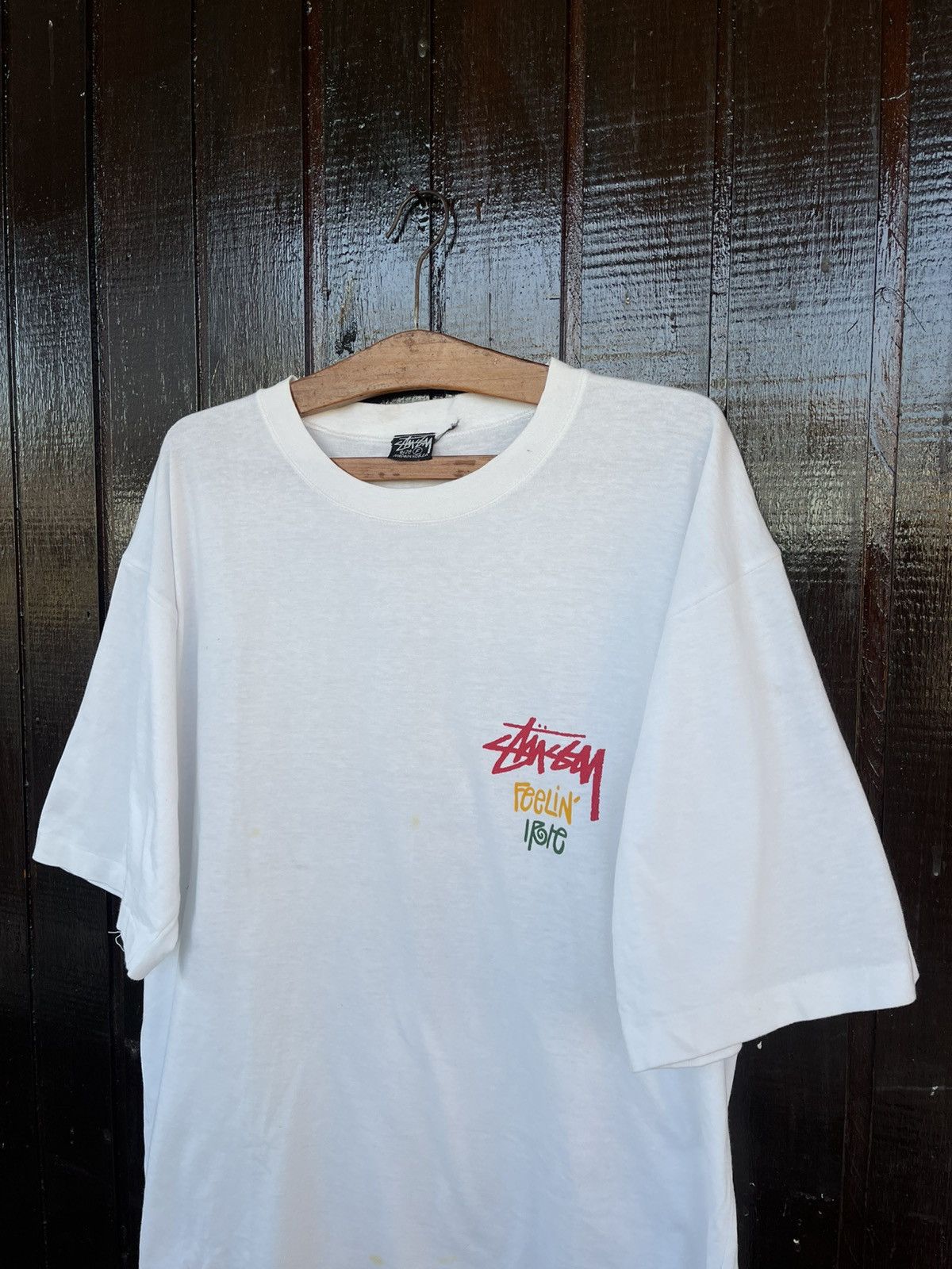 Stussy Vintage 90s Bootleg stussy tee Size US L / EU 52-54 / 3 - 6 Thumbnail