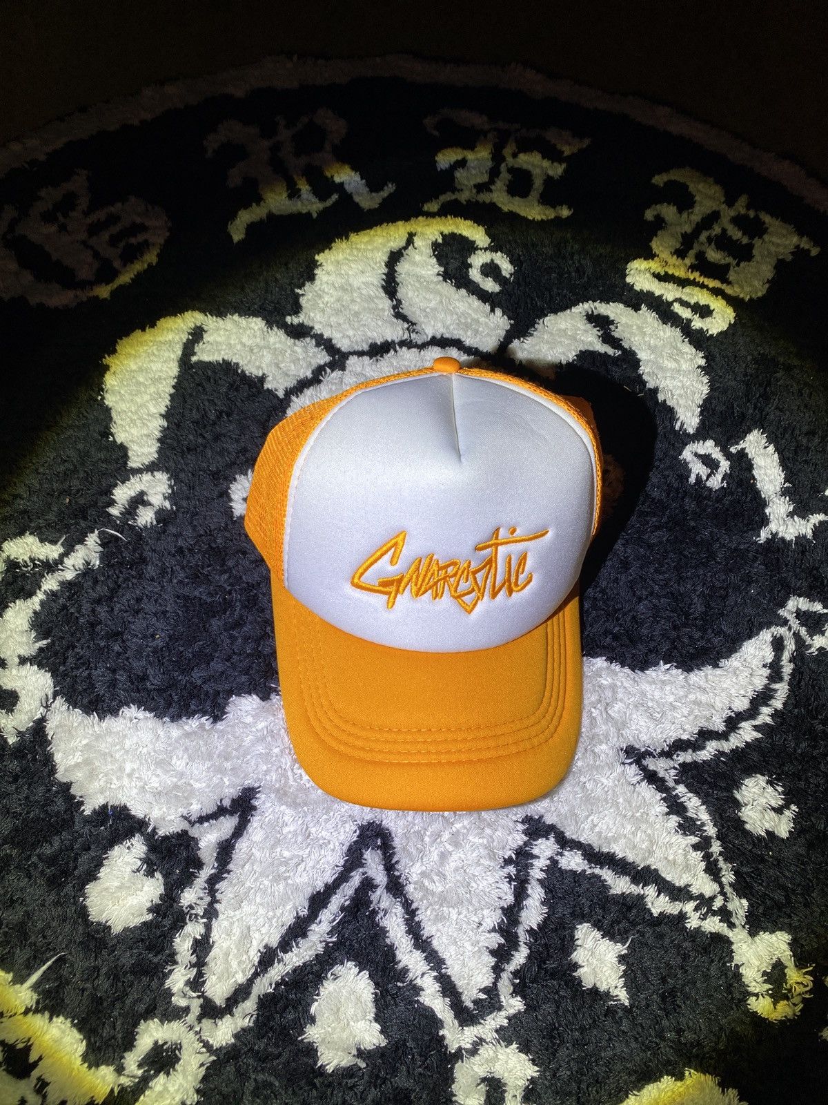 Gnarcotic gnarcotic neon orange trucker hat Size ONE SIZE - 1 Thumbnail