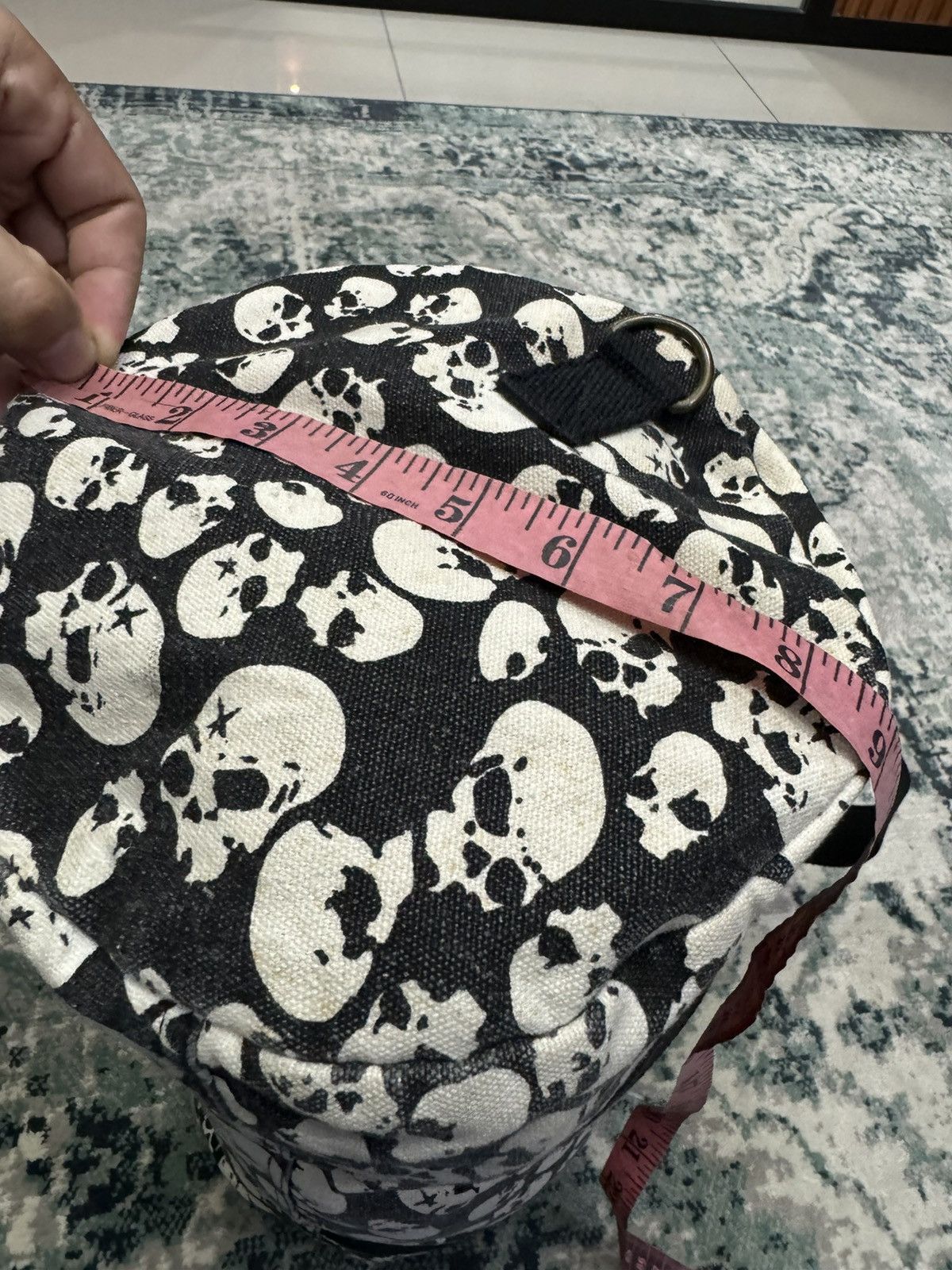 Japanese Brand FABRIC CONNECTION SKULLS FULLPRINT DUFFLE BAG Size ONE SIZE - 10 Thumbnail