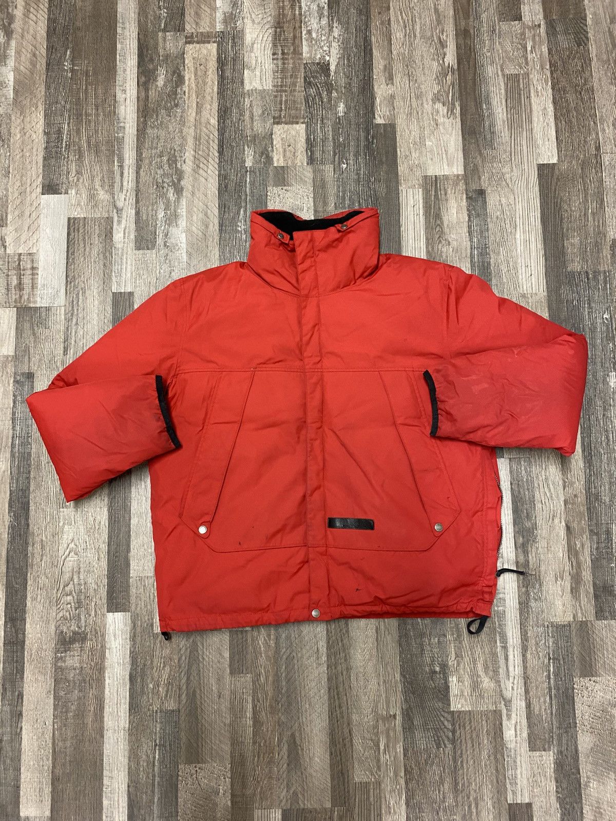 Polo Ralph Lauren Vintage Polo Ralph Lauren Down Puffer Jacket Red Zip Up Size US L / EU 52-54 / 3 - 1 Thumbnail