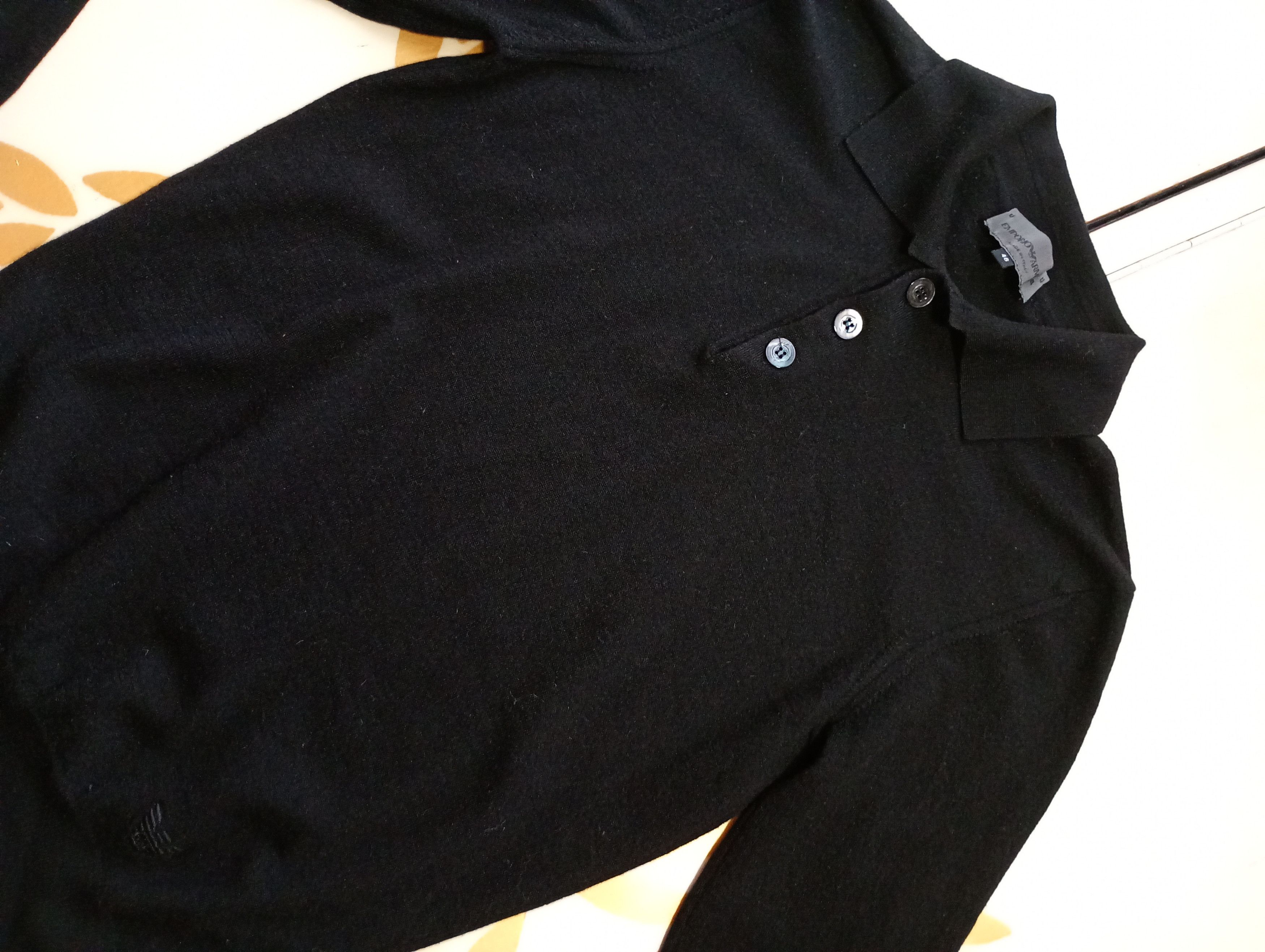 Emporio Armani × Giorgio Armani Emporio Armani Lana Wool Long Sleeve size 46 Size US S / EU 44-46 / 1 - 6 Thumbnail