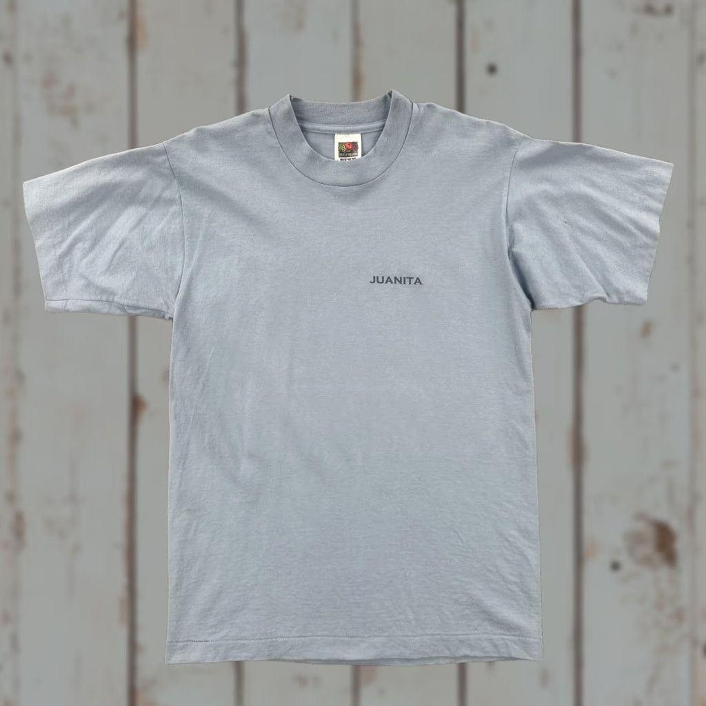 Fruit Of The Loom VINTAGE Fruit of the Loom Best M 90s Blue T Shirt Mens California USA 90s Crew Neck Short Sleeve Size US M / EU 48-50 / 2 - 1 Thumbnail