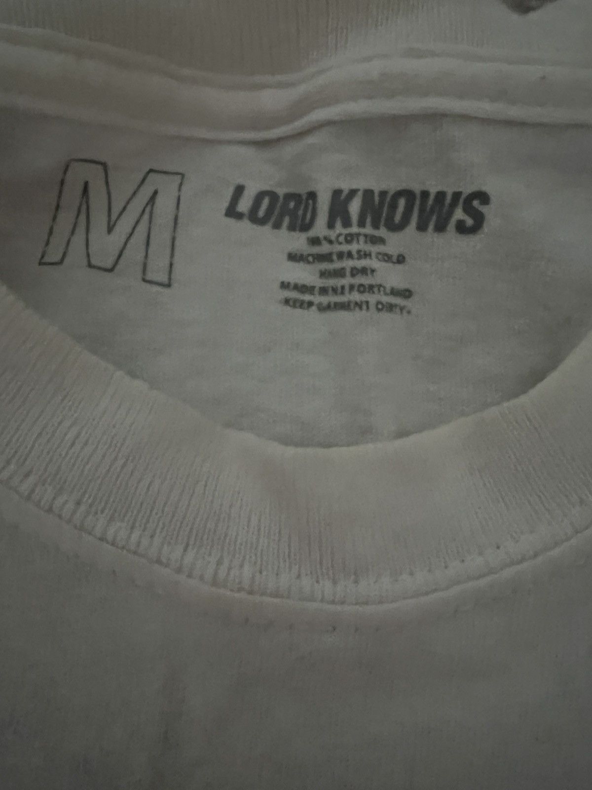 Other Lord Knows Prayer Tee Size US M / EU 48-50 / 2 - 2 Thumbnail