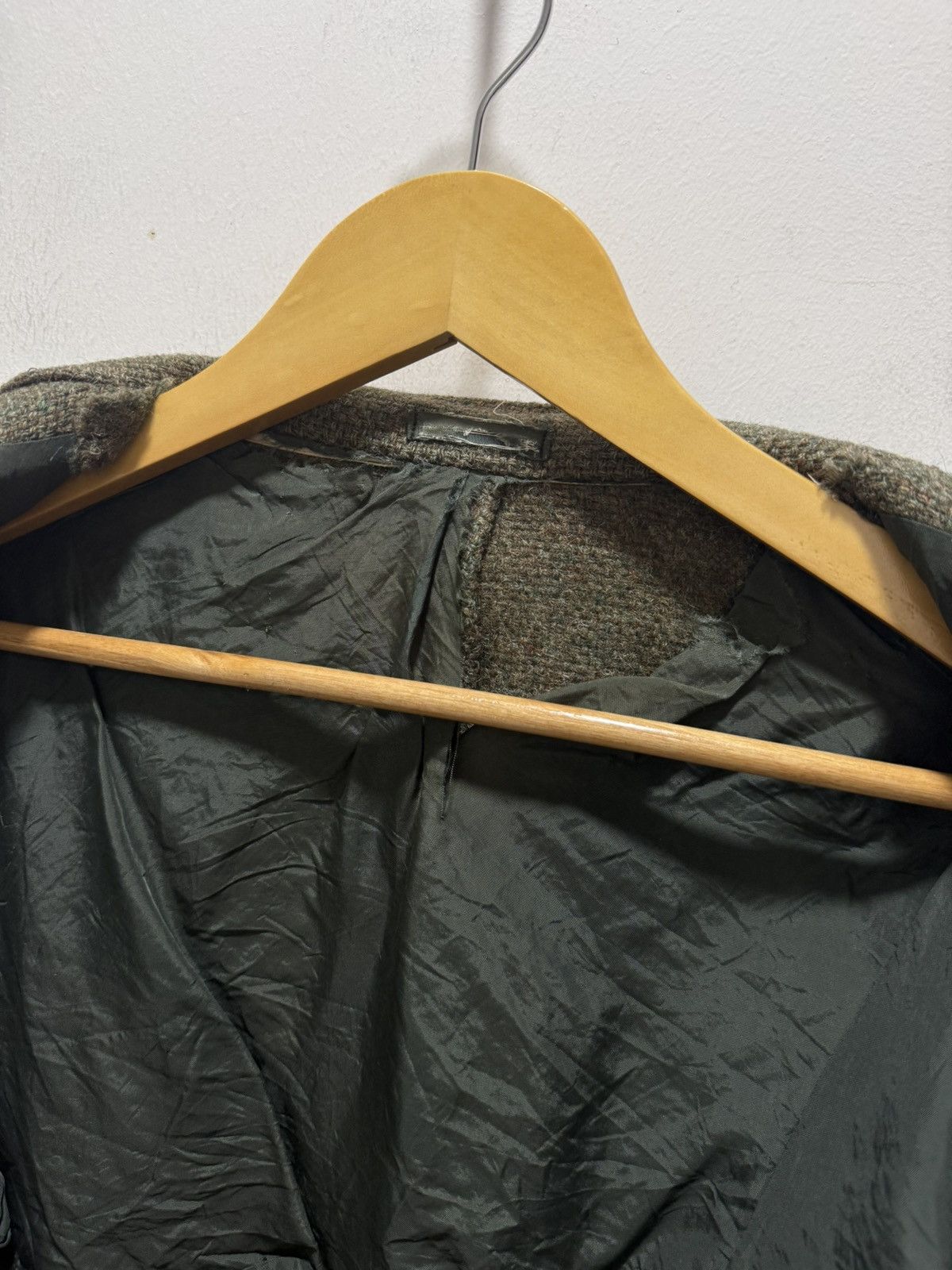 Designer × Harris Tweed DISTRESSED HARRIS TWEED HAND WOVENWOOL BLAZER JACKET Size US S / EU 44-46 / 1 - 13 Thumbnail
