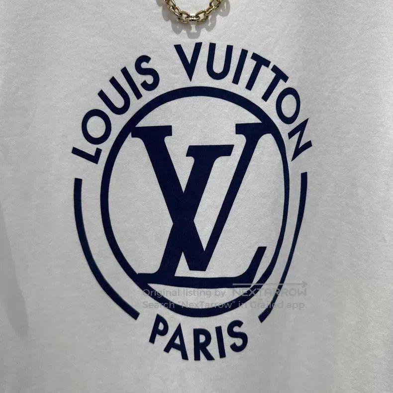 Louis Vuitton Louis Vuitton By The Pool White Ruffle Sleeve Monogrammed Size XS / US 0-2 / IT 36-38 - 3 Thumbnail