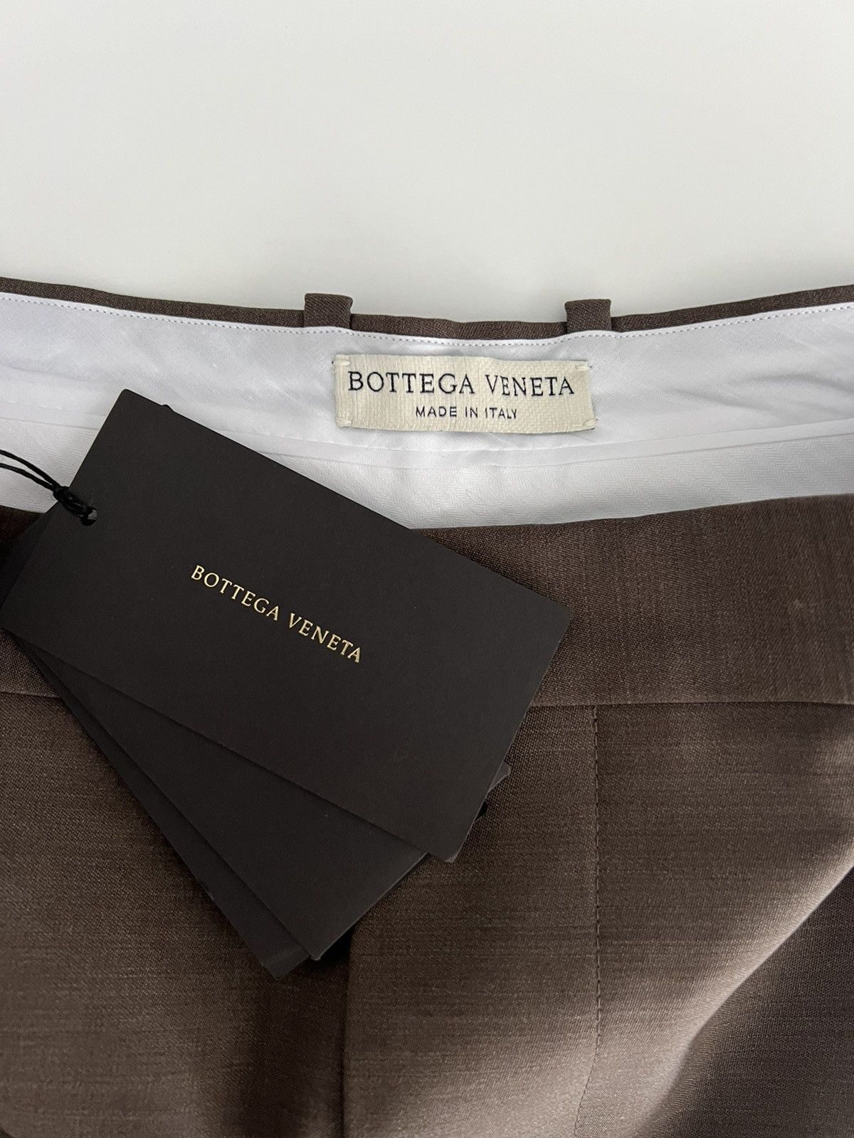 Bottega Veneta Bottega Veneta Travel Straight Leg Pants 'Brown' Size US 36 / EU 52 - 6 Thumbnail