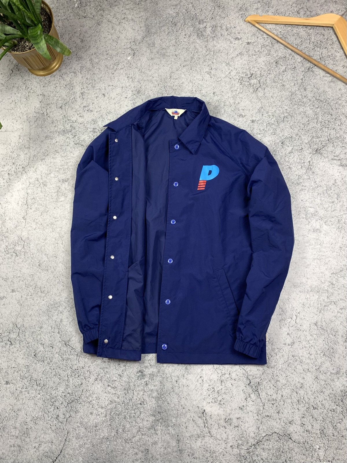 Penfield Penfield Big Logo Nylon Navy Coach Jacket Mens Size S Size US S / EU 44-46 / 1 - 5 Thumbnail