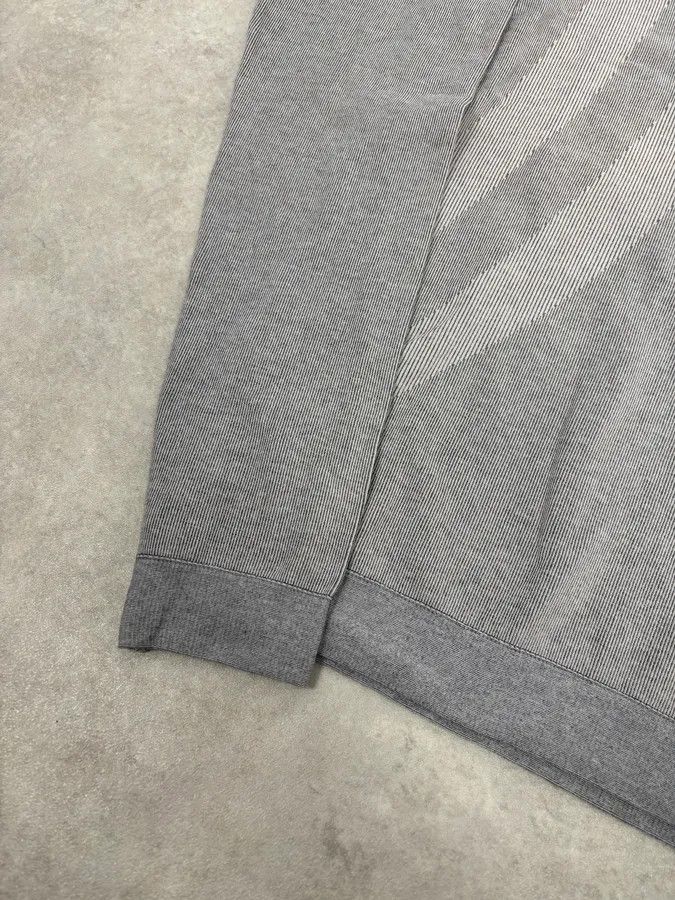 Marithe + Francois Girbaud 1990s Marithé + François Girbaud Grey Geometric Crewneck Sweater Size US S / EU 44-46 / 1 - 7 Thumbnail