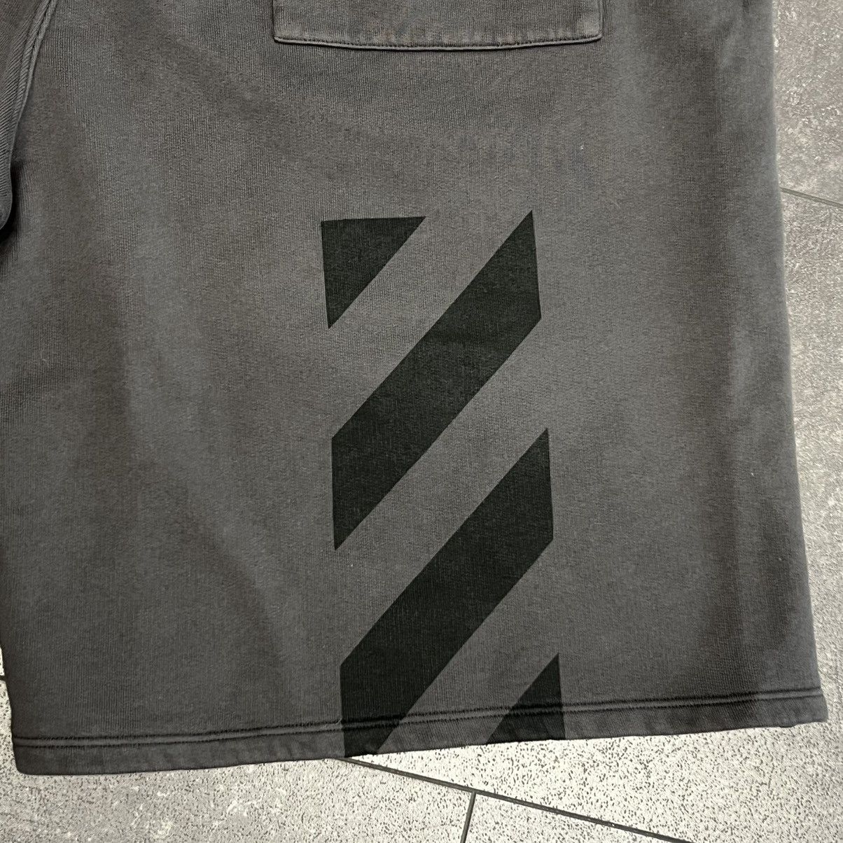 Off-White Off-White Diag Tab VTG Skate Sweatshort Black/Black Size US 36 / EU 52 - 5 Thumbnail