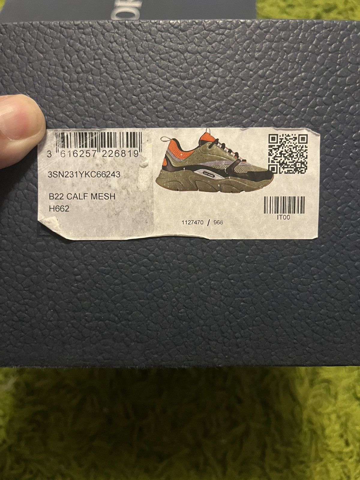 Dior Dior B22 ‘Orange/Green/Black’ Size US 10 / EU 43 - 12 Thumbnail