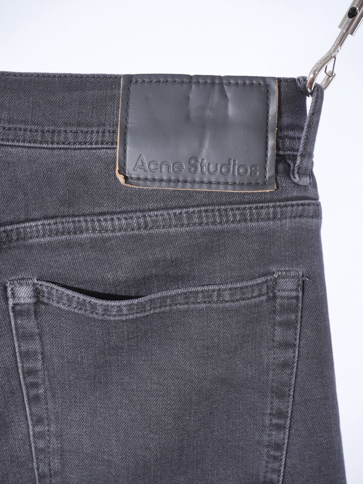 Acne Studios Acne Studios North Used Blk Denim Jeans Size US 33 - 7 Thumbnail