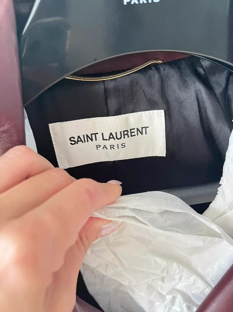Saint Laurent Paris saint Laurent paris2023 show silhouette high-waisted leath Size XXS / US 00 / IT 34 - 3 Thumbnail