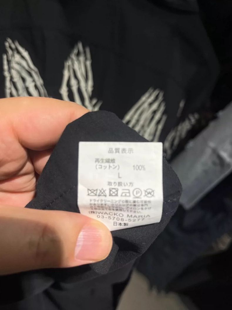 Other Wacko Maria Heaven in Tokyo Skull and Bones Dark Long Slee Size US L / EU 52-54 / 3 - 5 Thumbnail