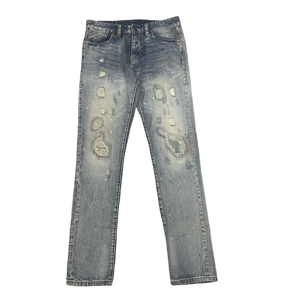 Jack & Jones Jack & Jones Jeans Distressed Size 34 Blue Colour Size US 34 / EU 50 - 1 Thumbnail