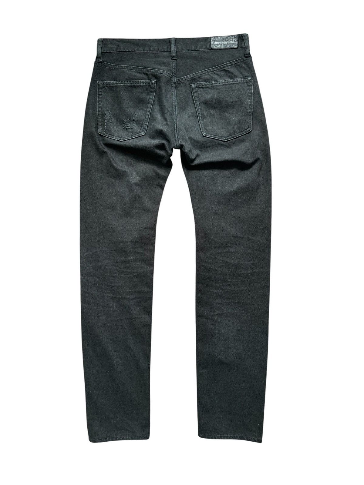 monkey time 00's Monkey time j-rock boro denim jeans Size US 29 - 5 Thumbnail