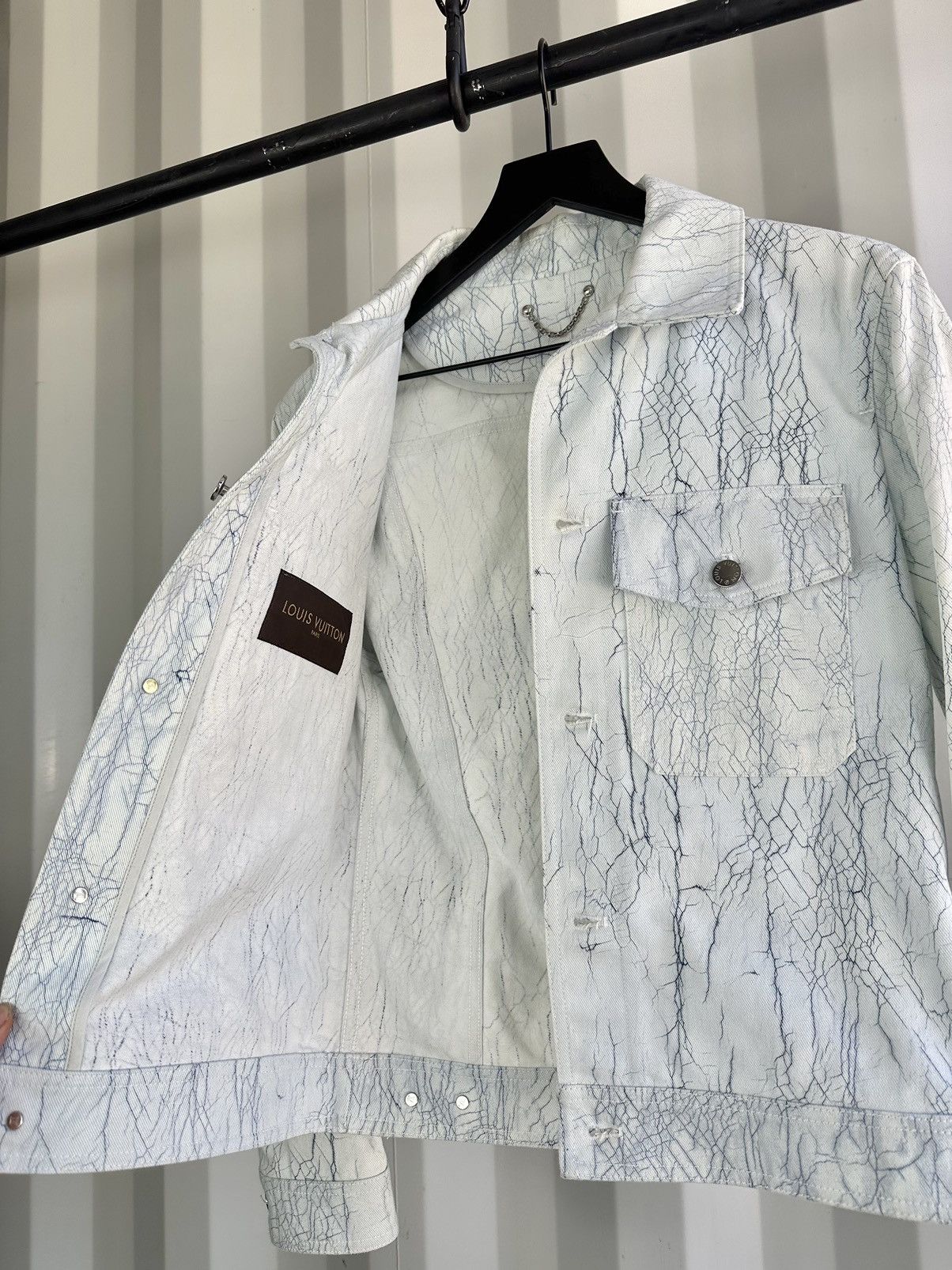 Louis Vuitton Marble Denim Jacket Size US S / EU 44-46 / 1 - 3 Thumbnail
