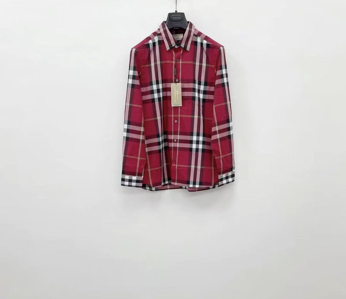 Burberry BURBERRY Stretch Long Sleeve Shirt J30 Size US XL / EU 56 / 4 - 1 Thumbnail