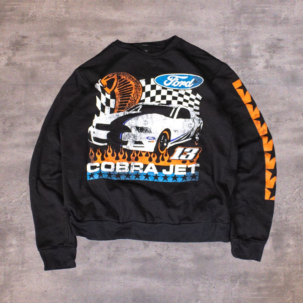 Ford Ford Racing Cobra Jet Vintage Y2K Style Black Crewneck Size US M / EU 48-50 / 2 - 1 Thumbnail