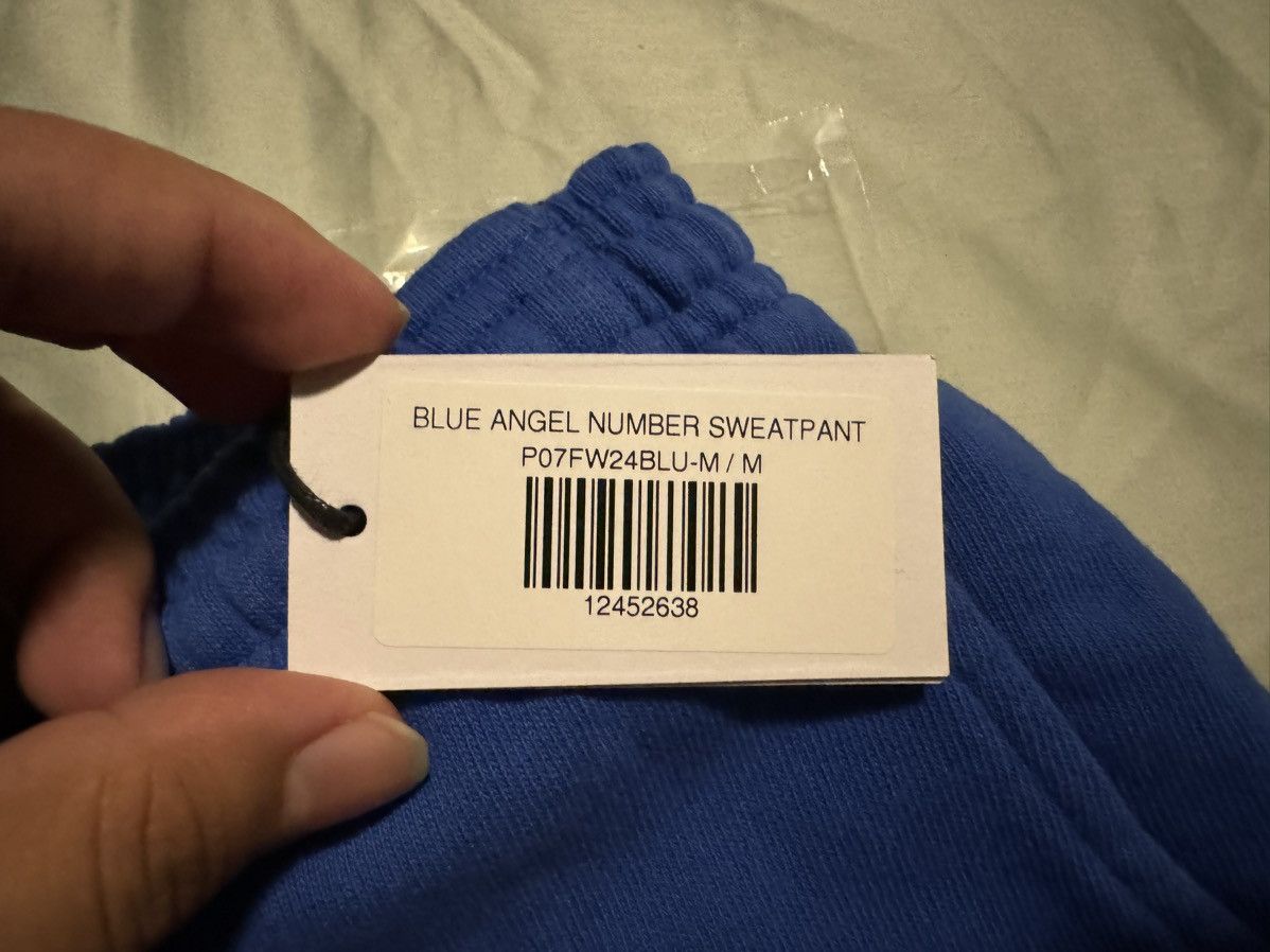 Sp5der Sp5der Angel Number Blue Sweatpants Size Medium Size US 32 / EU 48 - 14 Thumbnail