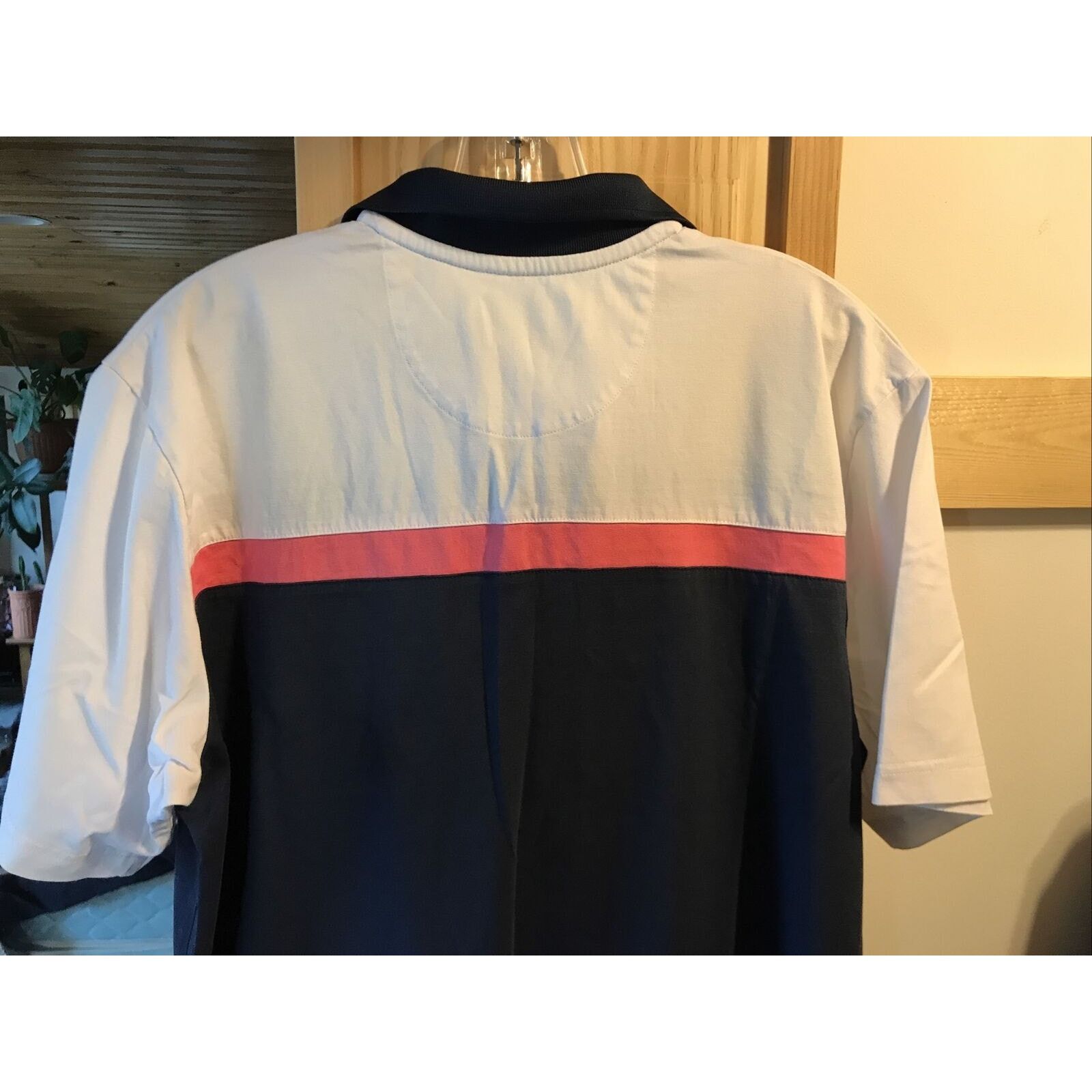 Other Ben Hogan Men’s M Navy Blue SS White Cotton Poly Polo Shirt Size US M / EU 48-50 / 2 - 7 Thumbnail