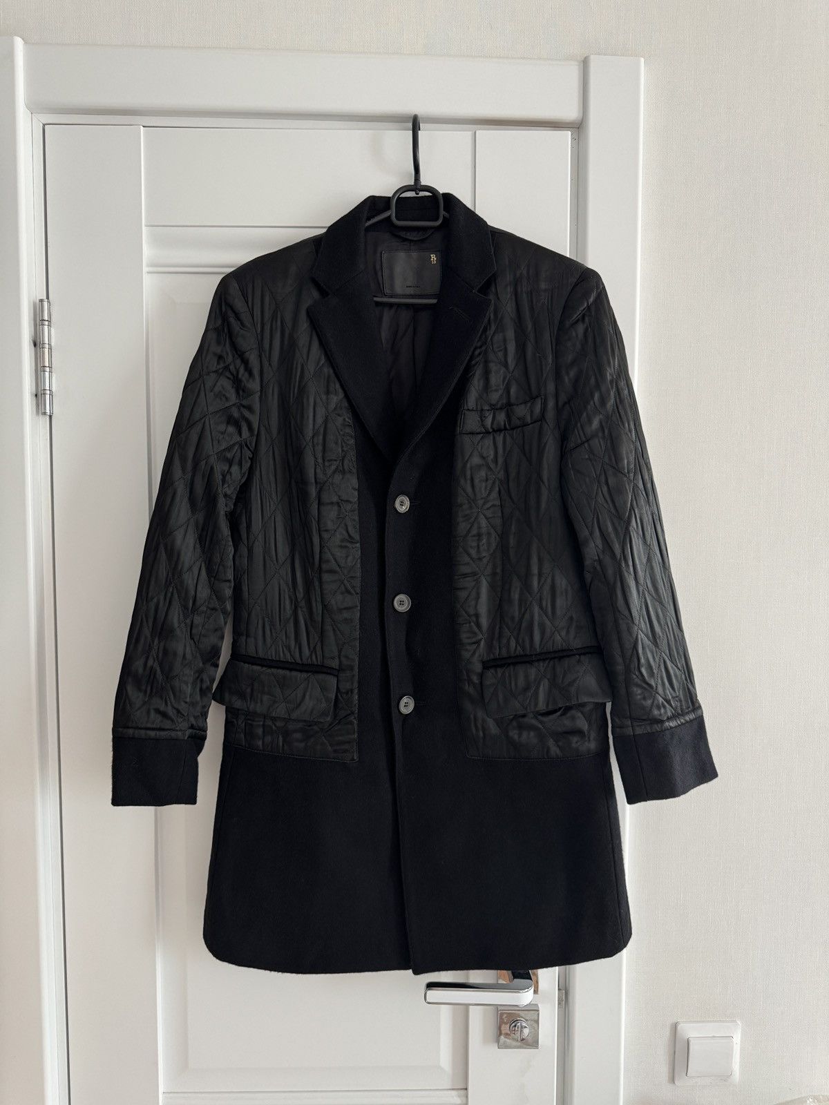 R13 R13 Reversed Design Classic Long Coat Jacket Size XS / US 0-2 / IT 36-38 - 1 Thumbnail