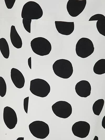 Marni o1w1db10824 Midi Dress in Black/White Size XS / US 0-2 / IT 36-38 - 4 Thumbnail