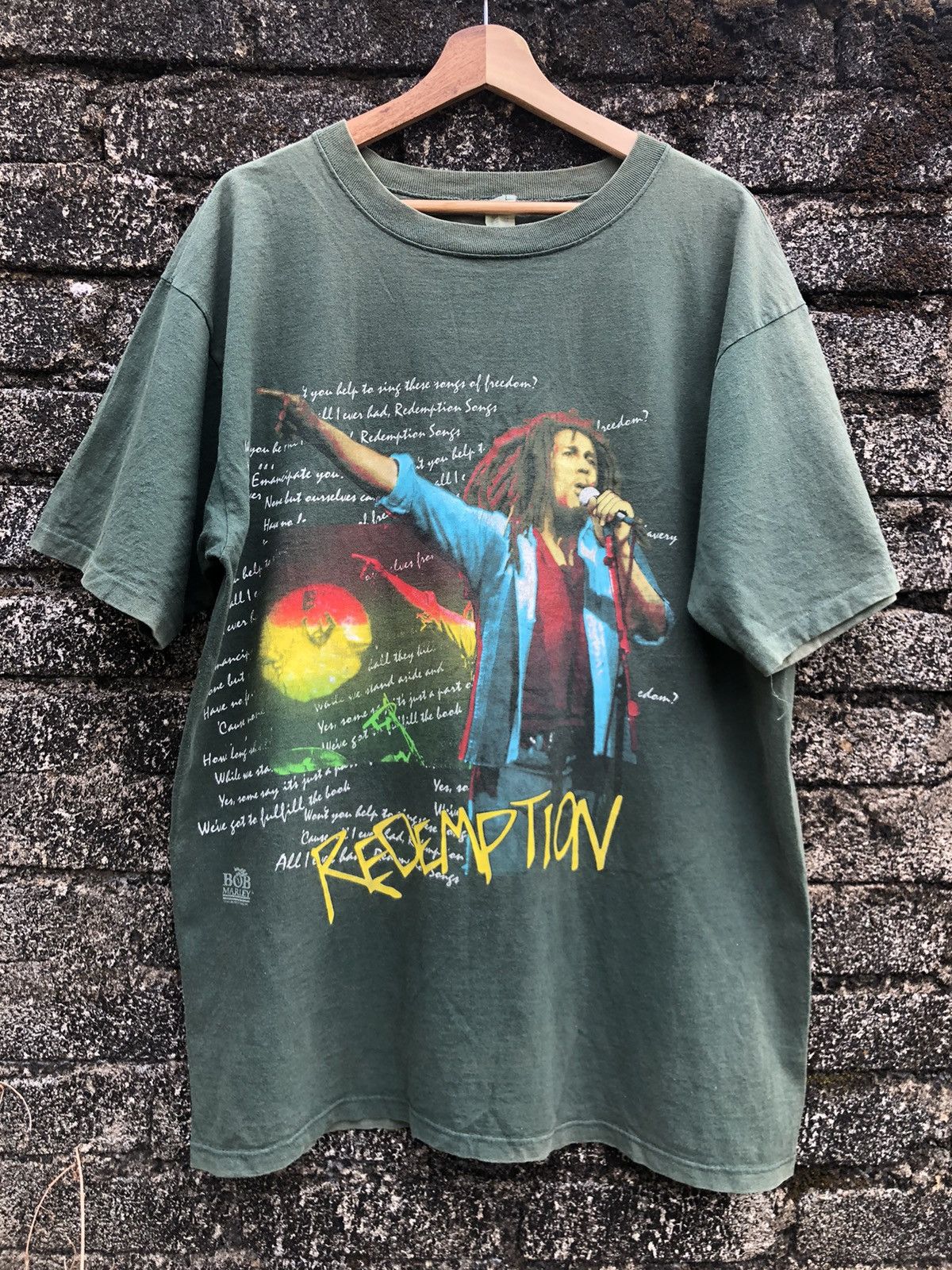 Bob Marley × Vintage × Zion Rootswear Vintage Bob Marley 