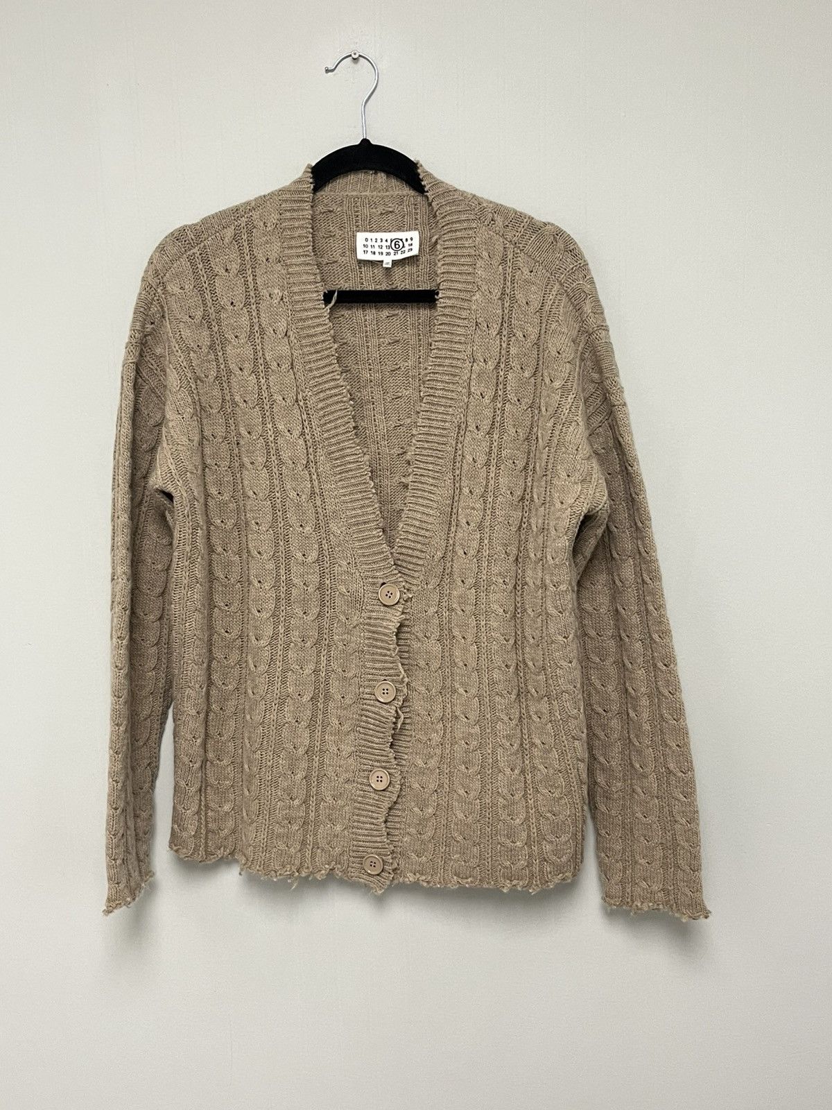 Maison Margiela Oversized Cutoff Destroyed Cardigan Size US XS / EU 42 / 0 - 7 Thumbnail