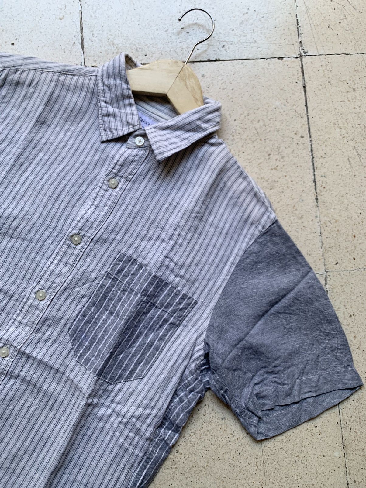 JW Anderson Uniqlo x Jw Anderson stripped linen shirt Size US M / EU 48-50 / 2 - 2 Thumbnail
