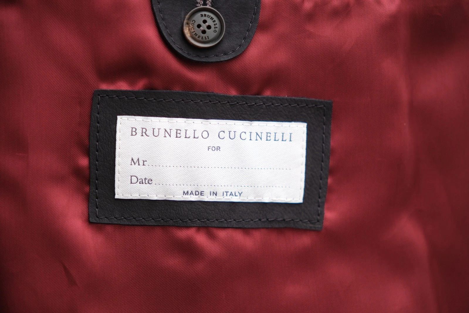 Brunello Cucinelli NEW Brunello Cucinelli Nabuck Leather Shirt Jacket Navy L Size US L / EU 52-54 / 3 - 5 Thumbnail