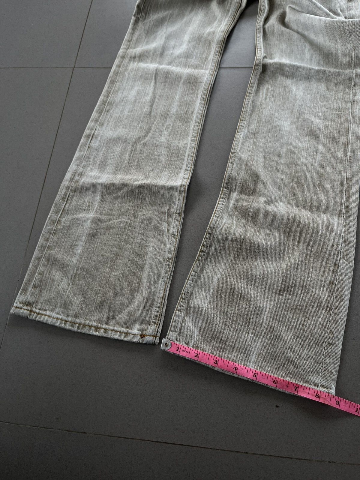 Tornado Mart 2000s JAPANESE ANTI LABEL ZIPPER FLARE BOOT CUT PANTS VKEI Size US 30 / EU 46 - 15 Thumbnail