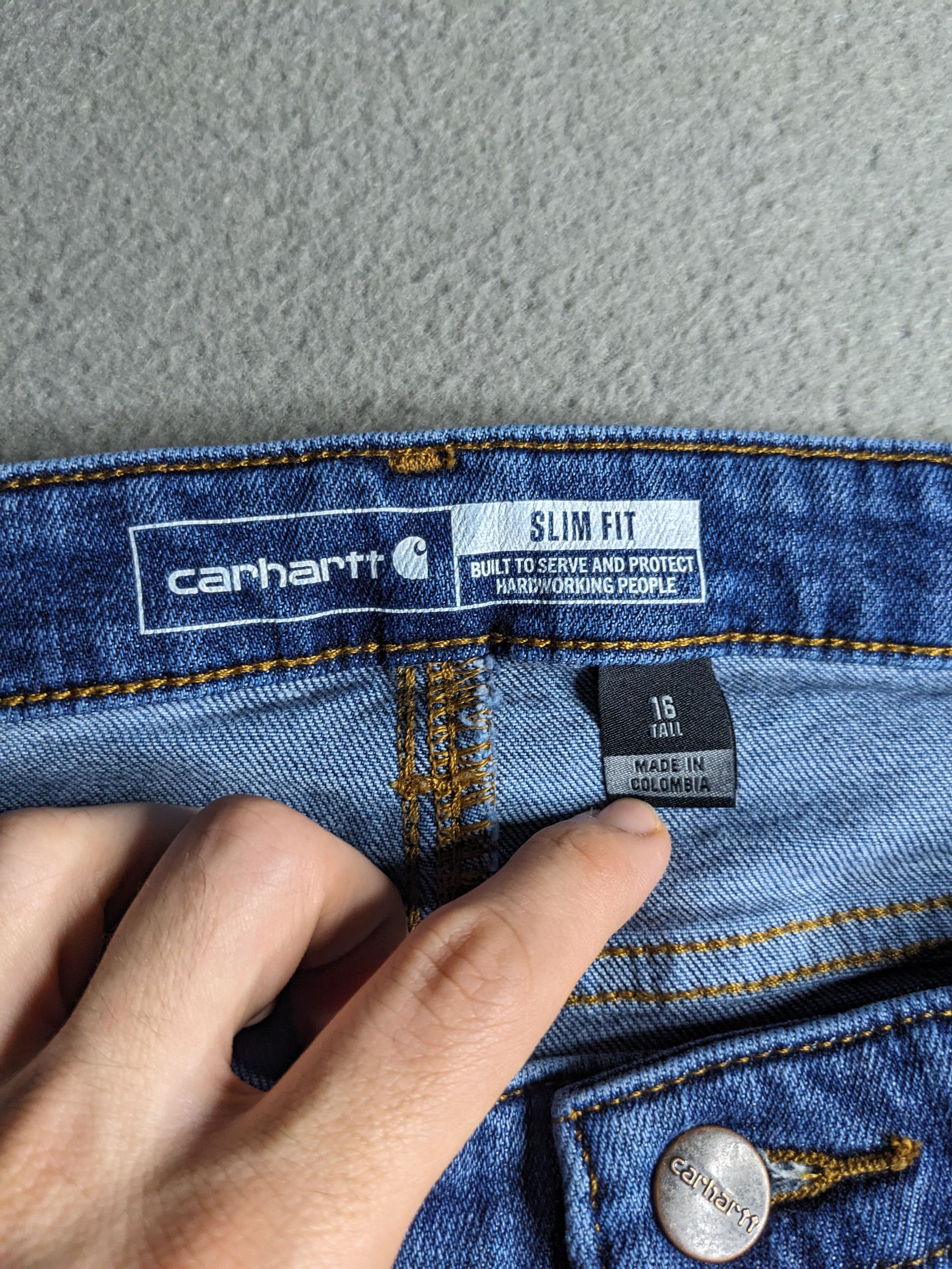 Carhartt Carhartt Jeans Rugged Flex Slim High Rise Denim Size16 36x26 Size 36" / US 14 / IT 50 - 15 Thumbnail