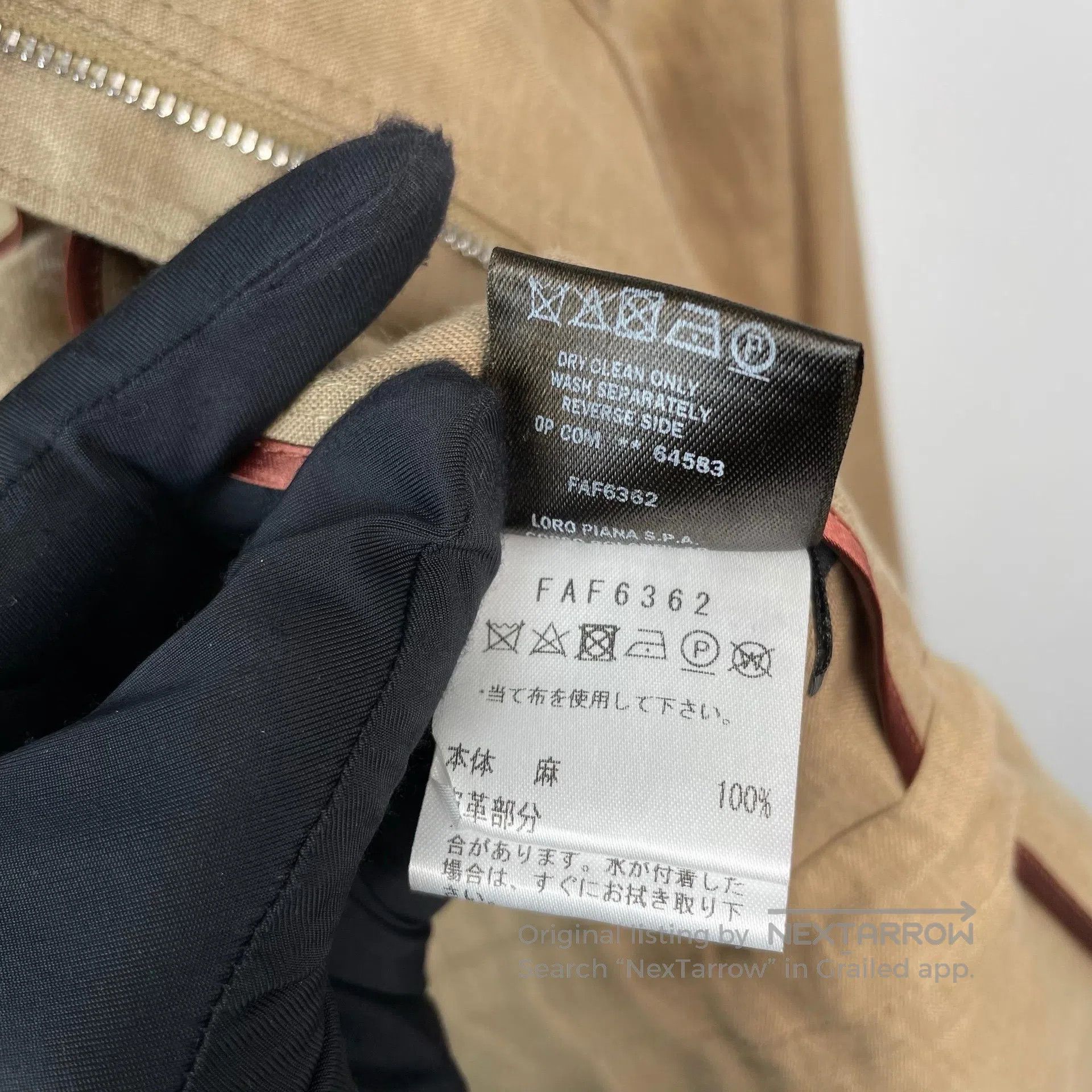 Loro Piana LORO PIANA Linen Zipper Jacket| Size XS / US 0-2 / IT 36-38 - 8 Thumbnail
