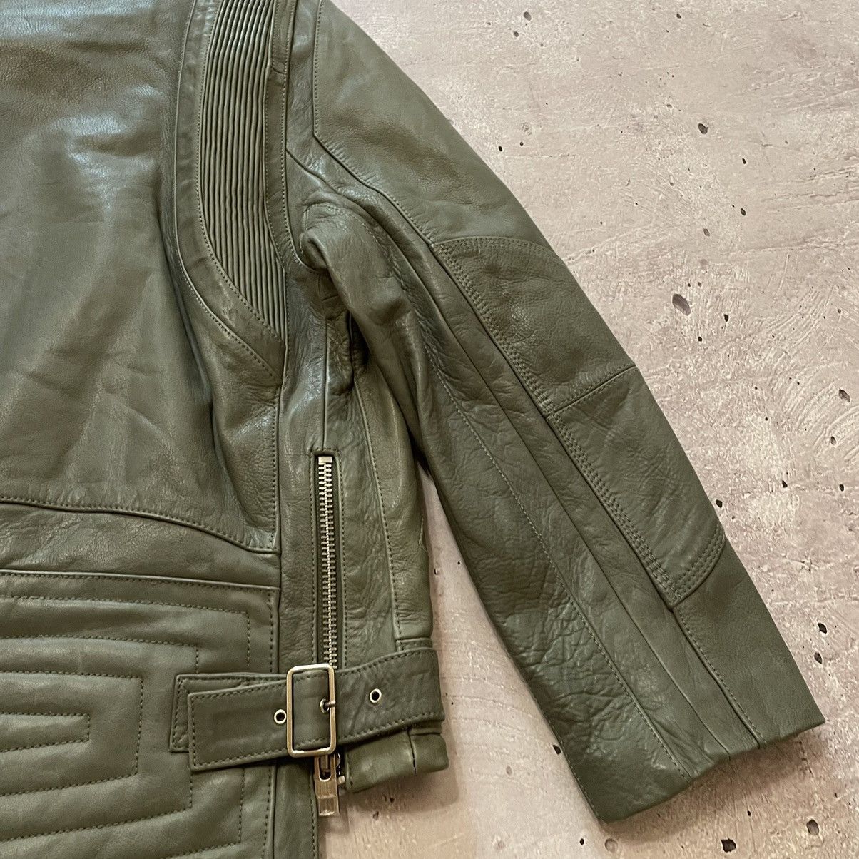 Zadig & Voltaire Zadig Voltaire Women Leatcher Biker Jacket Green Size L Size L / US 10 / IT 46 - 25 Thumbnail