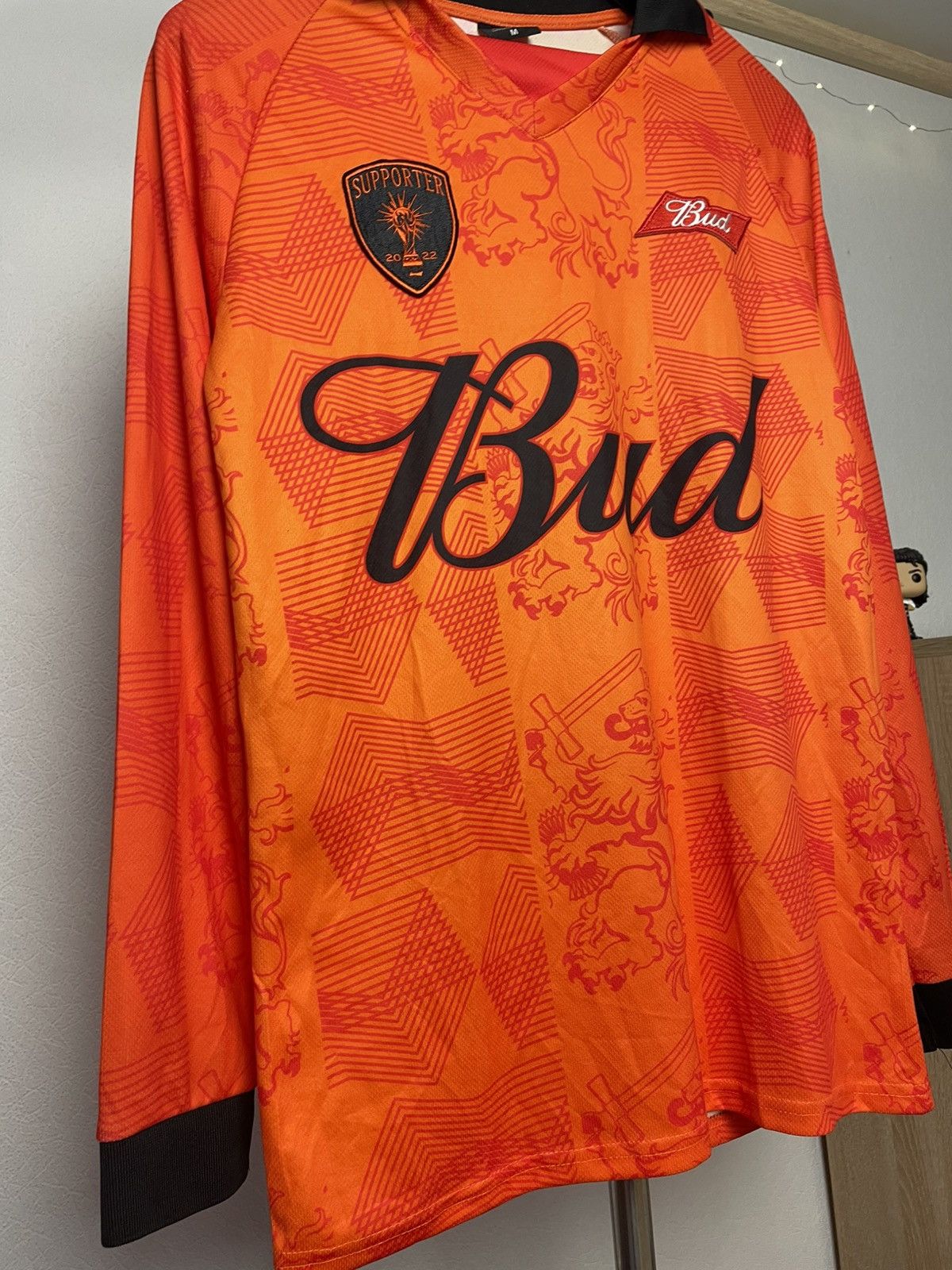 Band Tees Bud Supporter Netherlands 22s SoccerJersey M Size US M / EU 48-50 / 2 - 2 Thumbnail