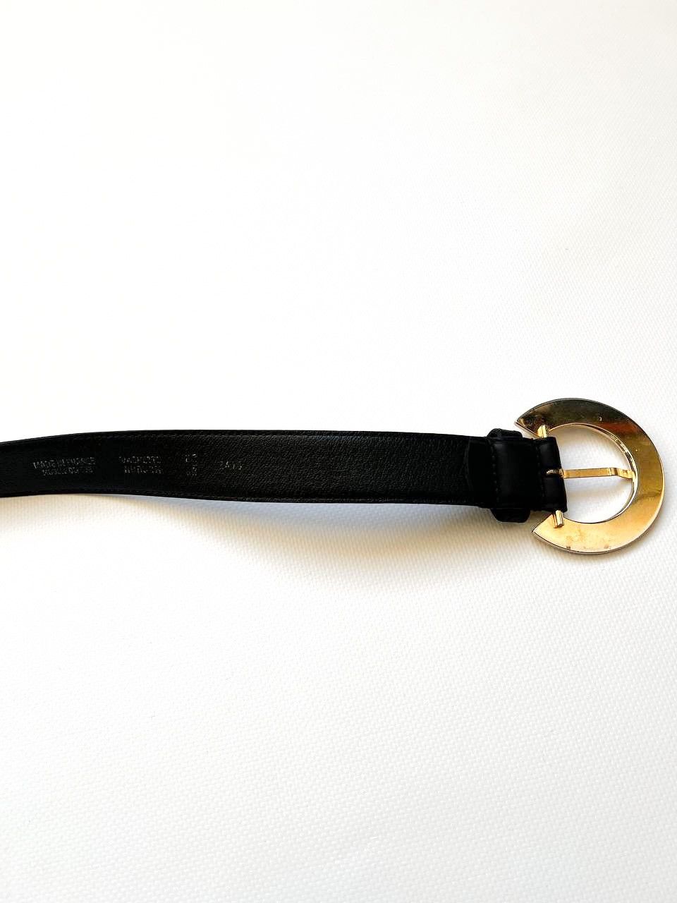 Givenchy × Japanese Brand × Vintage Vintage Givenchy luxury belt gold logo big buckle Size ONE SIZE - 5 Thumbnail