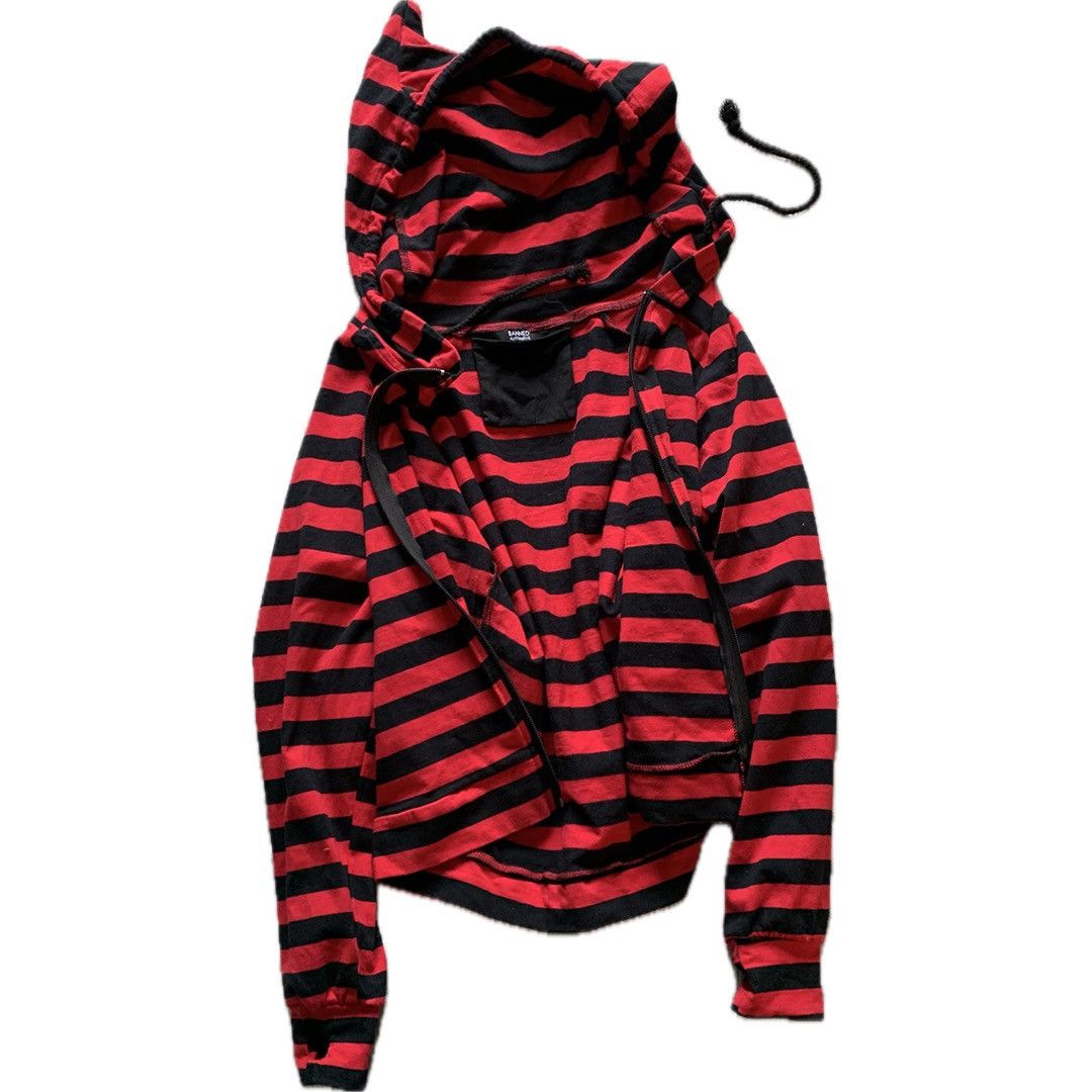 image of Vintage Grunge Sip Hoodie in Red, Women's (Size Small)