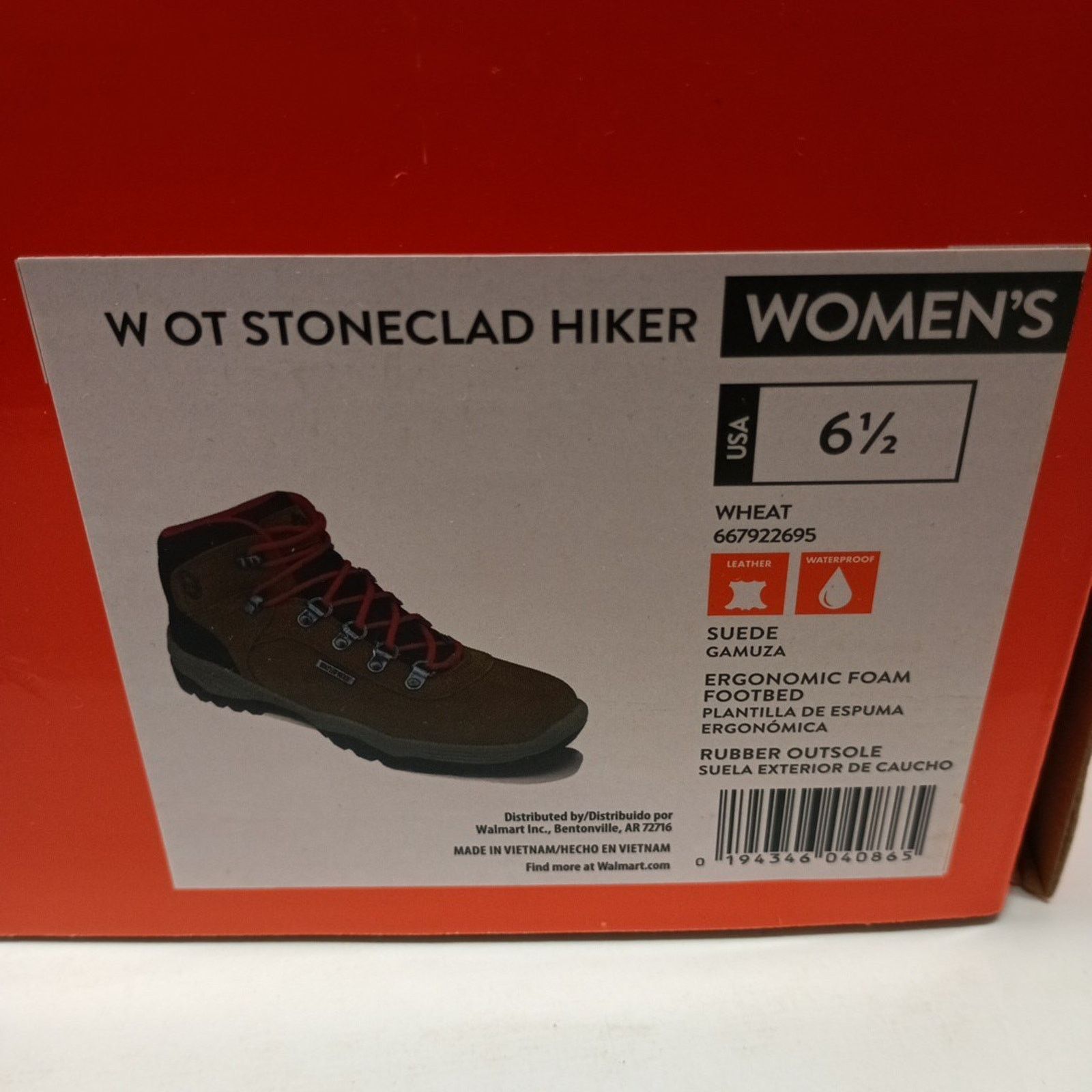 Other Ozark Trail Women's Waterproof Hiker Boots Wheat Size 6.5 Size US 6.5 / IT 36.5 - 8 Thumbnail