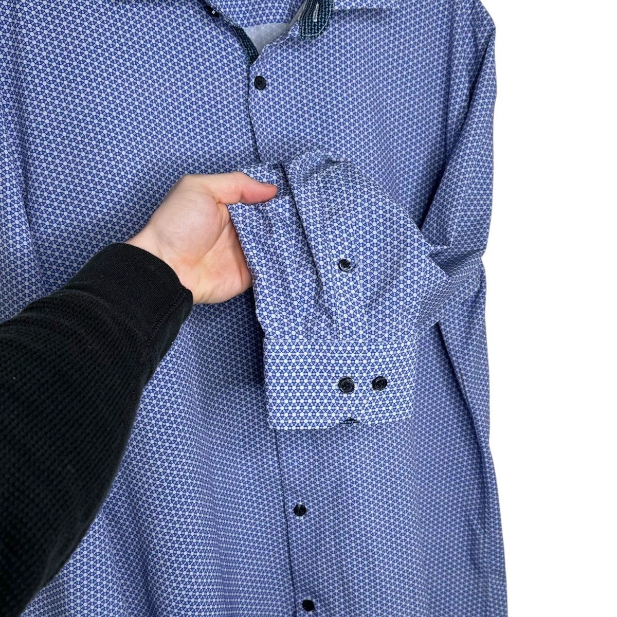 W.R.K. WRK 4 Way Stretch Button Down Shirt Size US XL / EU 56 / 4 - 3 Thumbnail