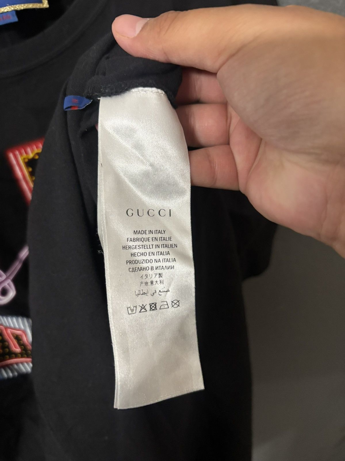Gucci GUCCI T-shirt ELTON JOHN Size Medium Destruction Size US M / EU 48-50 / 2 - 4 Thumbnail