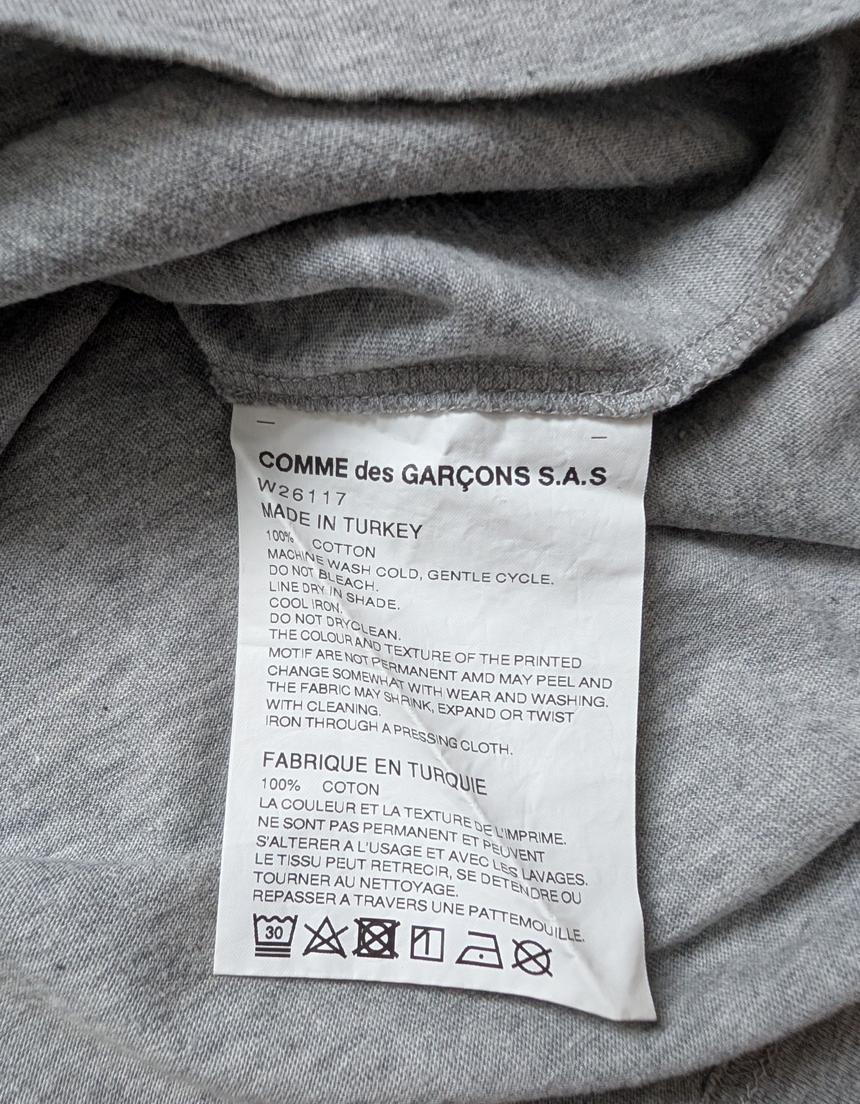 Comme des Garcons Comme des Garçons t-shirt Size US S / EU 44-46 / 1 - 6 Thumbnail