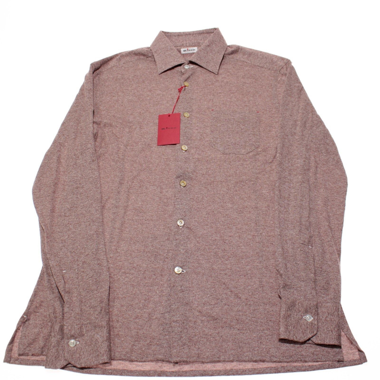 Kiton Kiton New with tags Shirt Size M US In Brown Size US M / EU 48-50 / 2 - 3 Thumbnail